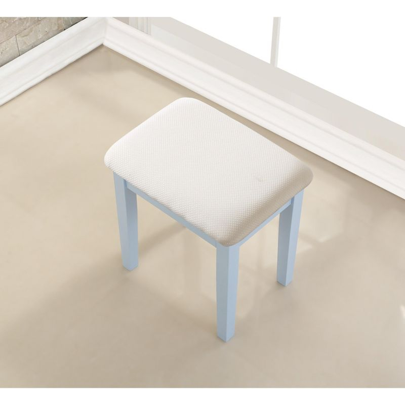 XICHONGDIANSHANG Wood Moniya Makeup Vanity Table And Stool Set