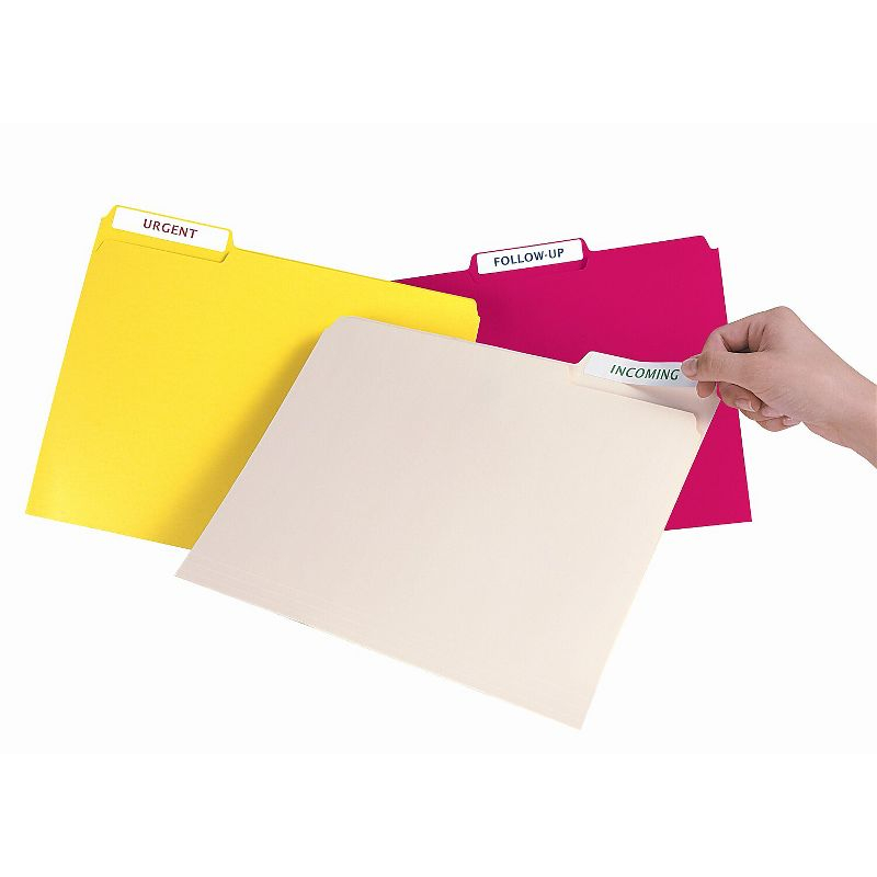 Avery Removable 1/3-Cut File Folder Labels Inkjet/Laser .66 x 3.44 White 252/PK 5230