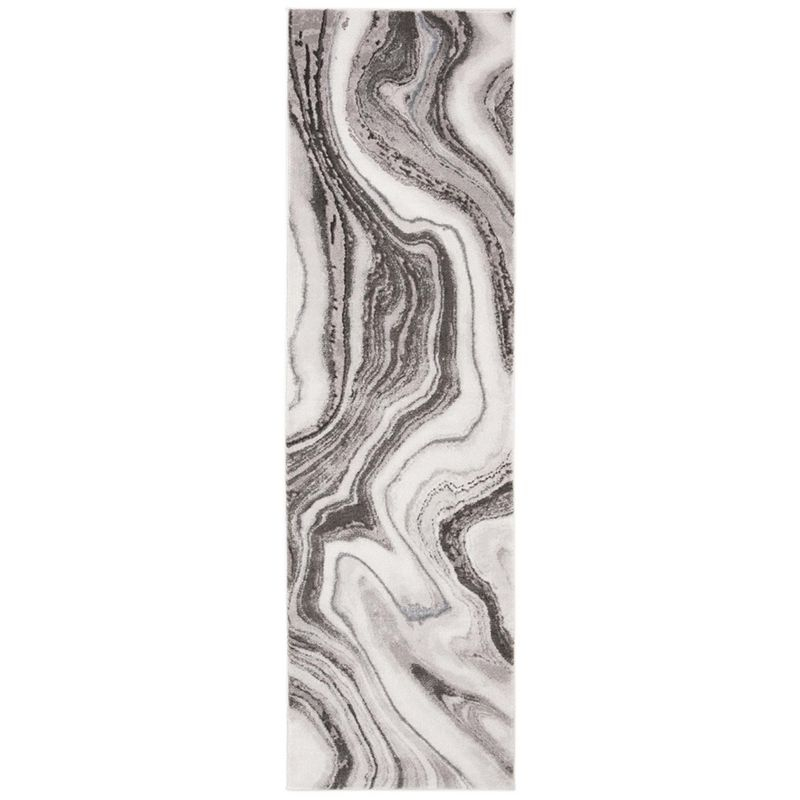 Craft CFT819 Loomed Indoor Runner Rug - Grey/Silver - 2'3"x10' - Safavieh