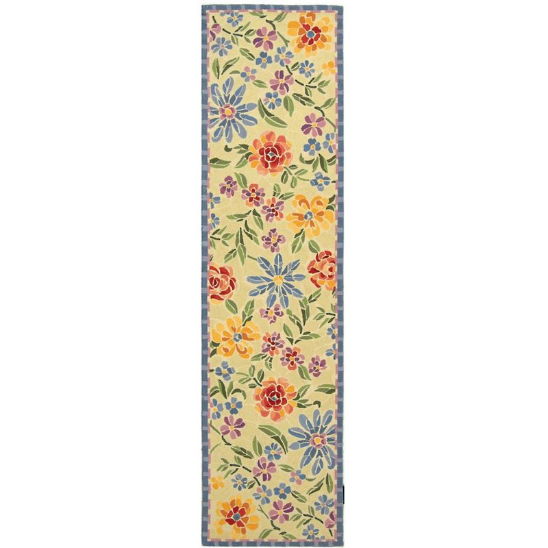 Chelsea HK214 Handmade Runner Rug - 2'6"x10' - Ivory - Safavieh