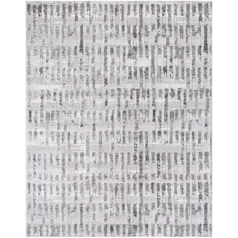 Mark & Day Reanna 5'3"x7' Rectangle Woven Indoor Area Rugs Light Silver