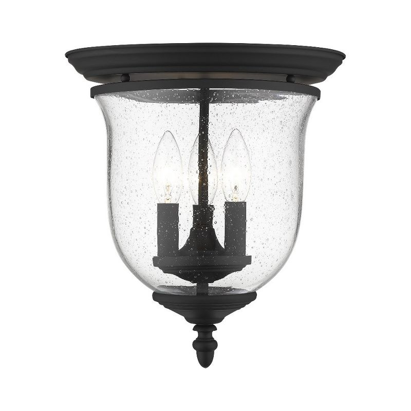 Livex Lighting Legacy 3 - Light Flush Mount in  Black