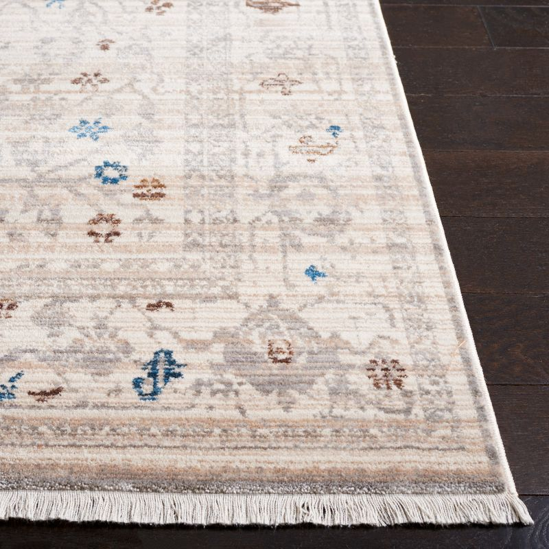 Vintage Persian VTP427 Power Loomed Area Rug - Ivory/Light Grey - 8'x10' - Safavieh.