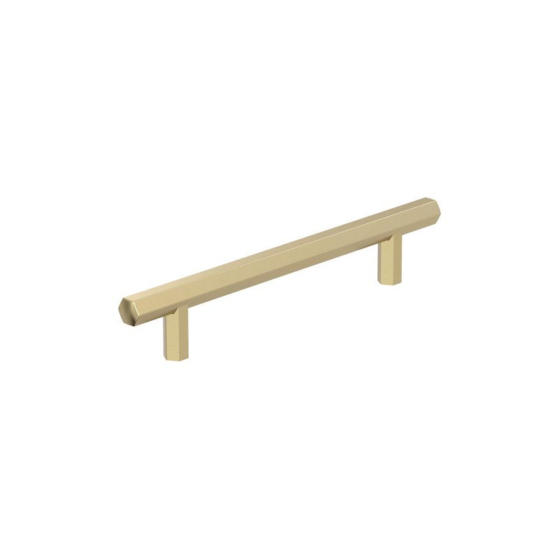 Amerock Caliber 5-1/16 inch (128mm) Center-to-Center Golden Champagne Cabinet Pull