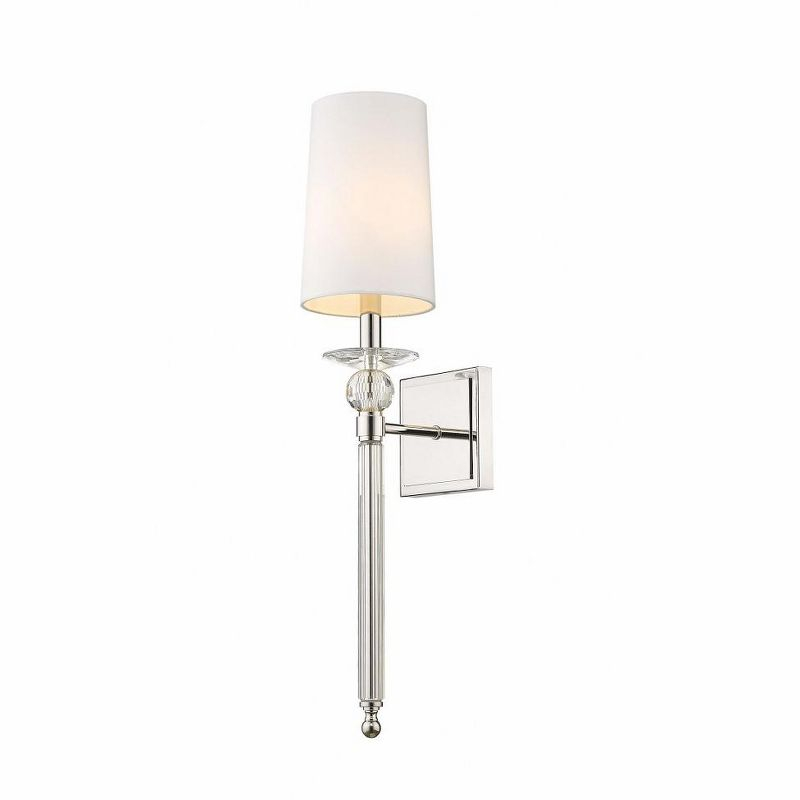 Z-Lite Ava 1 - Light Wall Light in  Polished Nickel