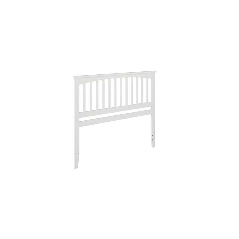 AFI Furnishings Mission Queen Headboard with Turbo Charger in White