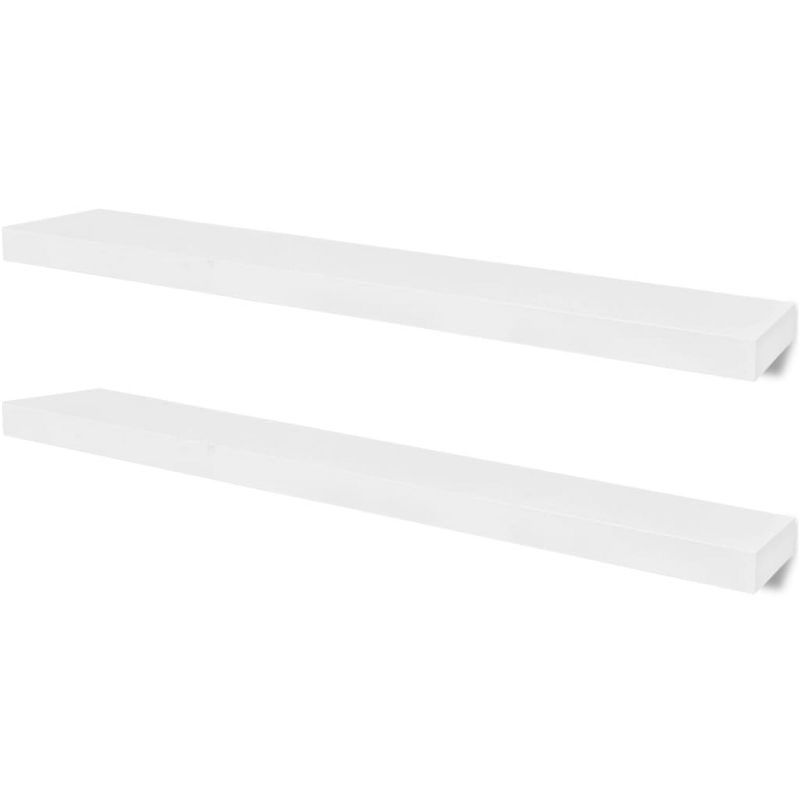 vidaXL Wall Shelves 4 pcs White 39.4"