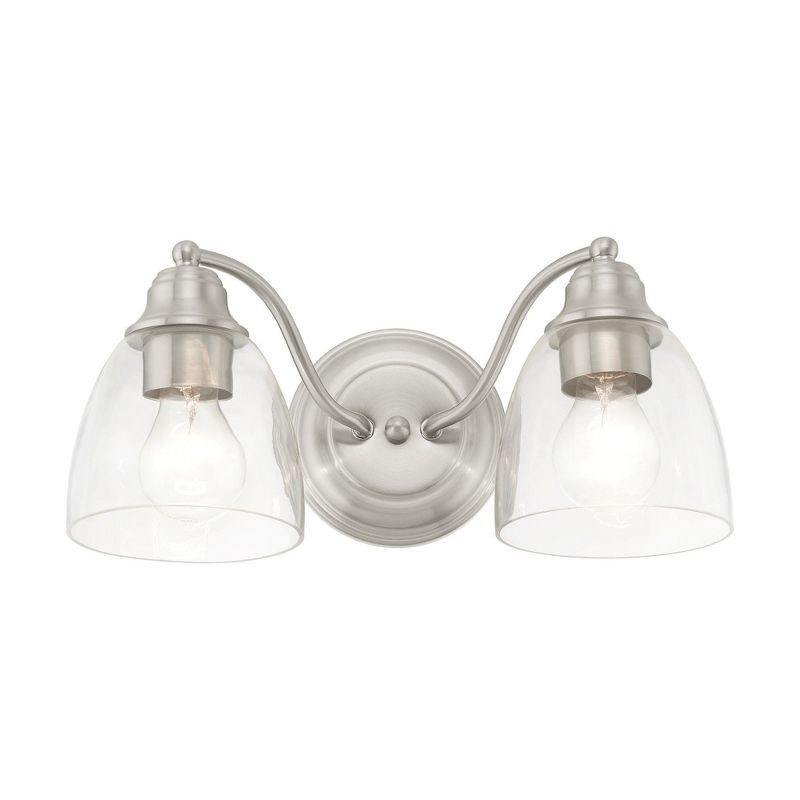 Livex Lighting Montgomery 2 - Light Vanity in  Brushed Nickel