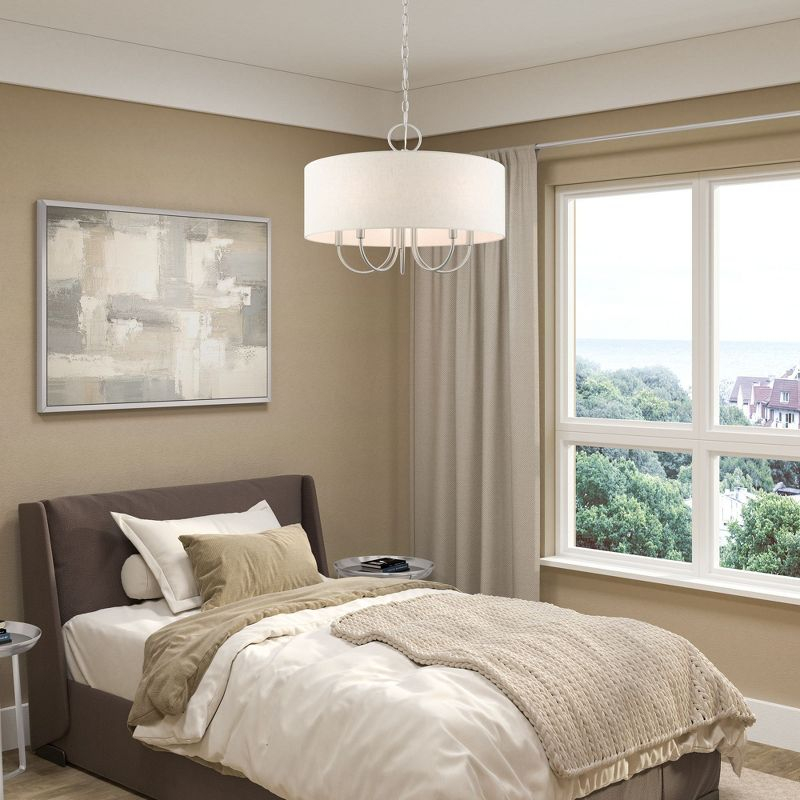 Livex Lighting Blossom 5 - Light Pendant in  Brushed Nickel