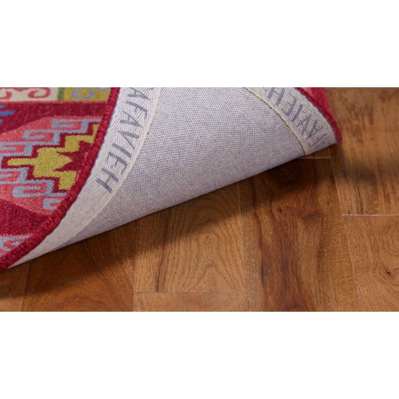 Aspen APN802 Hand Tufted Indoor Accent Rug - Red/Blue - 2'3"x5' - Safavieh