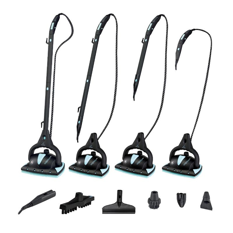 Euroflex Vapour Pro 20-Piece All-in-One Steam Mop with Built-In Portable Steam Cleaner (M4S)