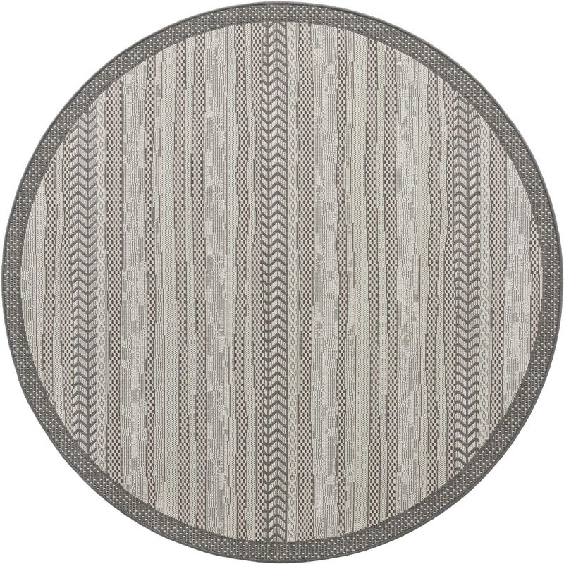 McLellen Striped Indoor / Outdoor Rug