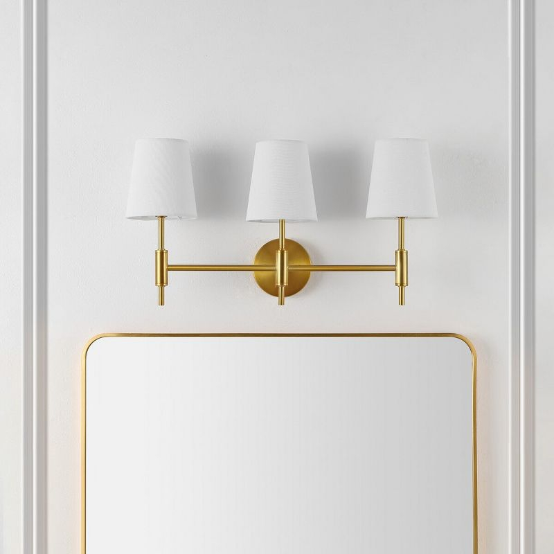 Darya 3 Light 24" Wall Sconce - SCN4119 - Brass - Safavieh