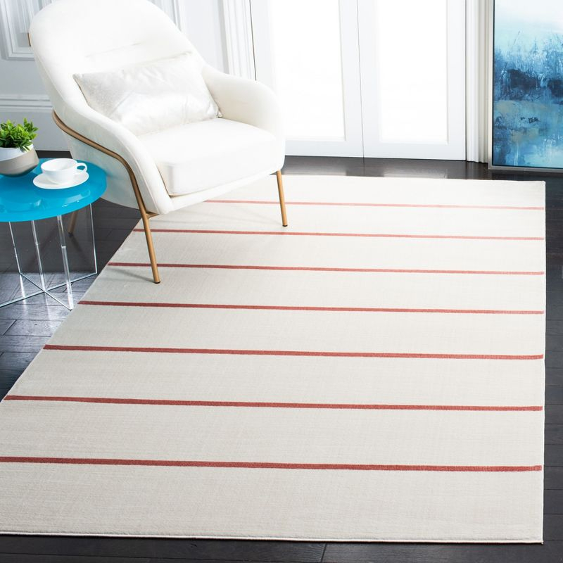 Orwell ORW391 Power Loomed Indoor Area Rug - 9'x12' - Ivory/Rust - Safavieh