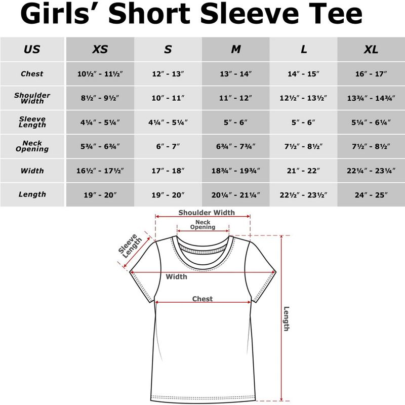 Girl's Friends Favorite Moment Icons  T-Shirt - Light Pink - Medium