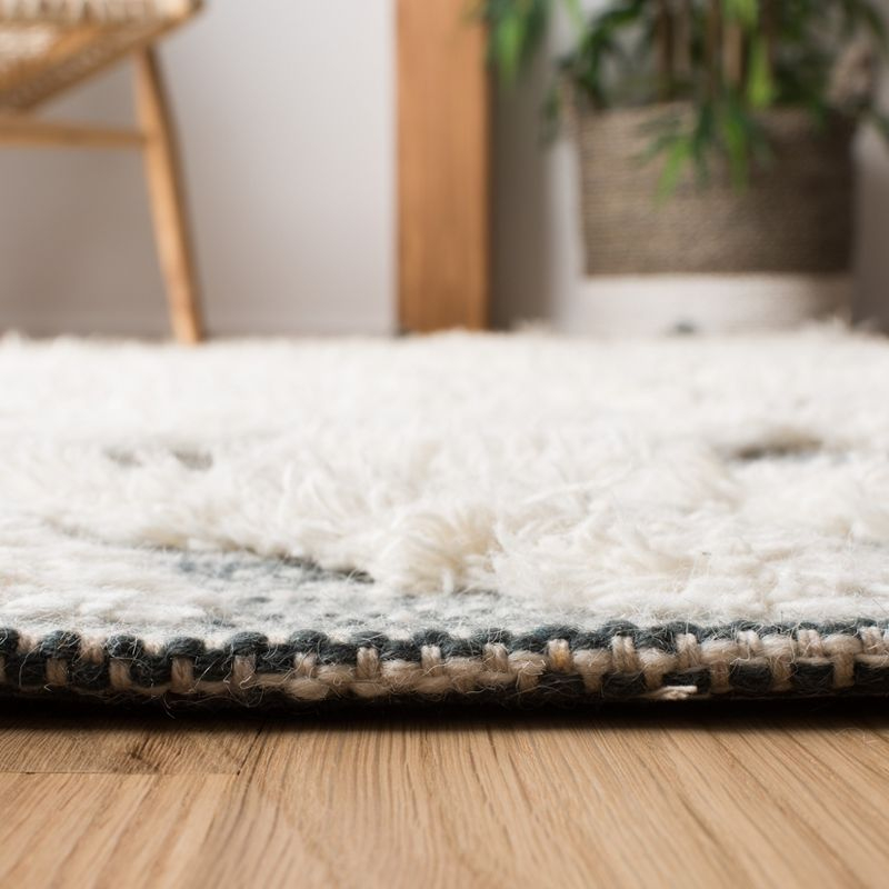 Kenya KNY331 Hand Tufted Area Rug - Teal/Ivory - 3'x5' - Safavieh.