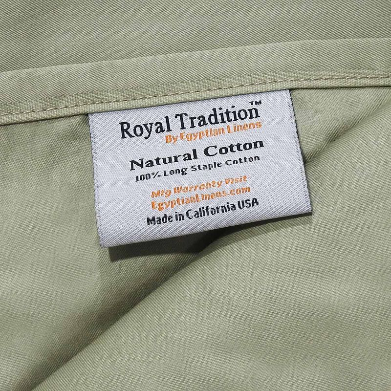 Egyptian Linens Low Profile (7-10 inches ) 100% Cotton Sateen Sheet Set - USA Gray California King