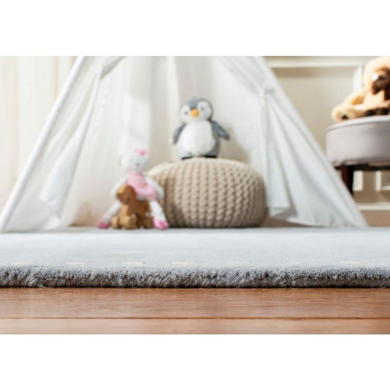 Bella BEL151 Hand Tufted Area Rug - Light Blue/Ivory - 4'x6' - Safavieh.