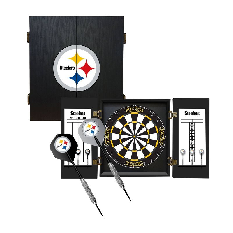 NFL Pittsburgh Steelers Fan's Choice Dartboard Set