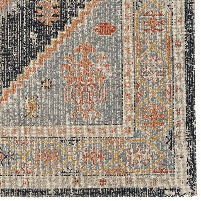 Great Zero Harlon Rug Off White/Blue - Linon
