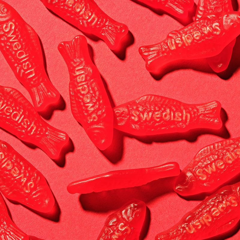 Swedish Fish Soft & Chewy Candy Red - 5lbs