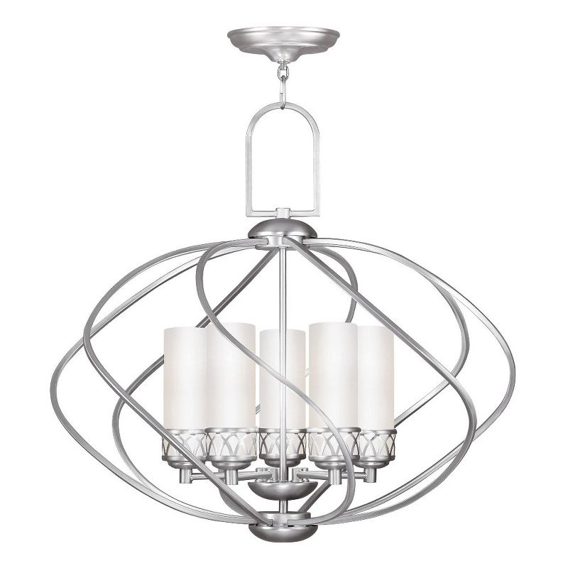 Livex Lighting Westfield 5 - Light Chandelier in  Brushed Nickel