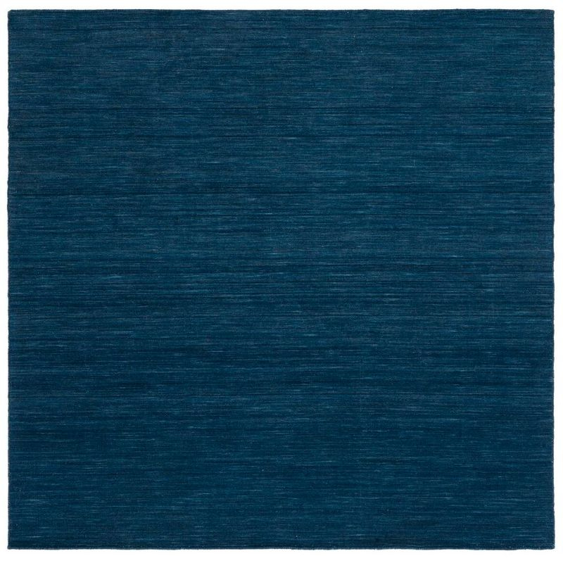 Kilim KLM850 Hand Loomed Area Rug - Navy/Blue - 6'x6' - Safavieh.