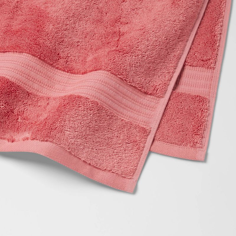 Total Fresh Antimicrobial Oversized Bath Towel Rose Pink - Threshold™: 100% Cotton, Low Lint, Machine Washable