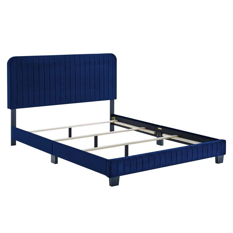 Modway Celine Channel Tufted Performance Velvet Full Bed