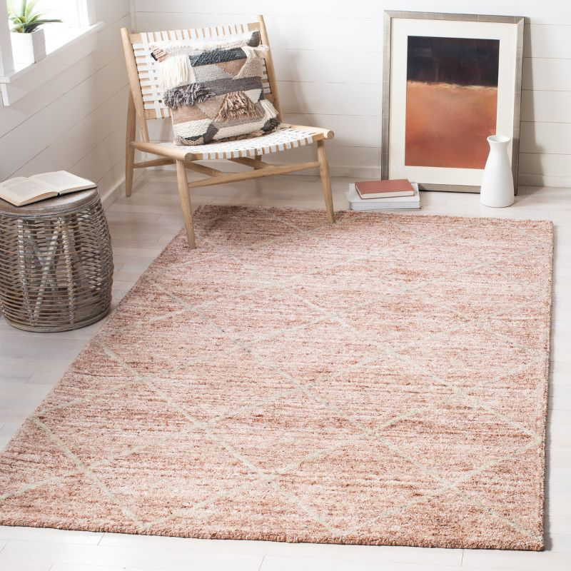 Himalaya HIM423 Handmade Area Rug - 5'x8' - Fuchisa - Safavieh