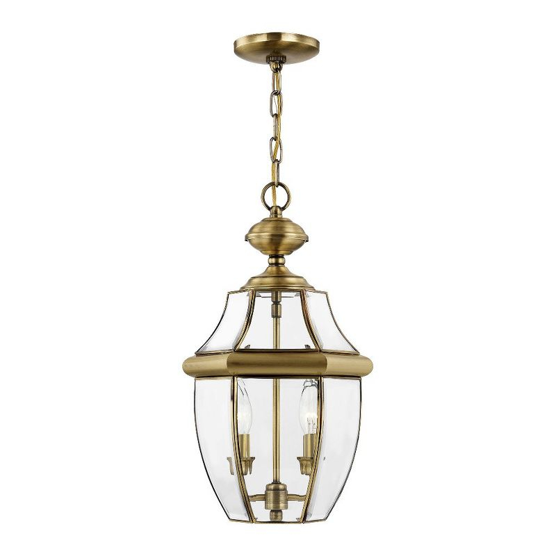 Livex Lighting Monterey 2 - Light Pendant in  Antique Brass