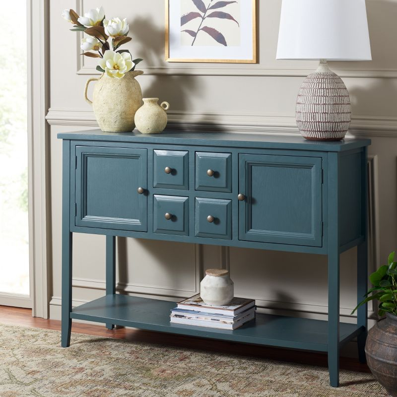Charlotte Sideboard - AMH6517 - Teal - Safavieh Couture