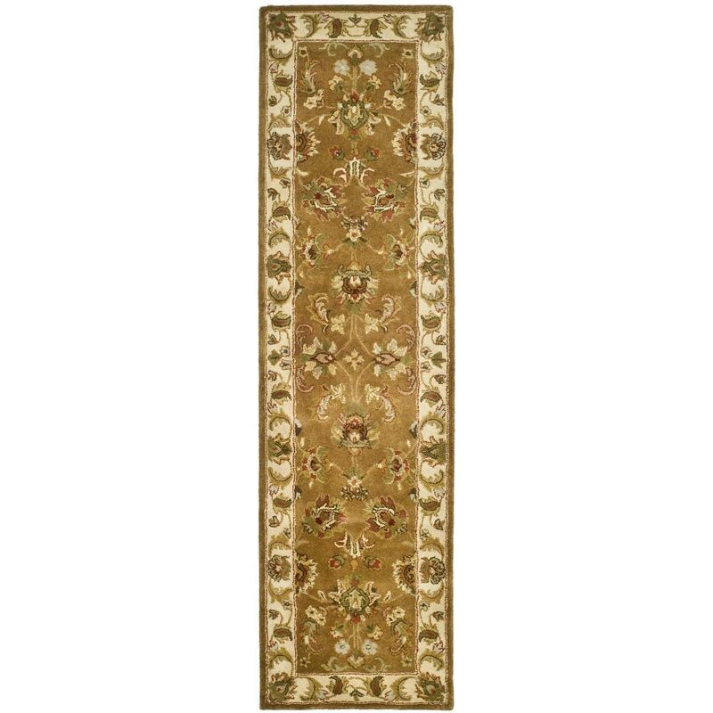 Heritage HG816 Hand Tufted Runner Rug - Mocha/Ivory - 2'3"x8' - Safavieh.
