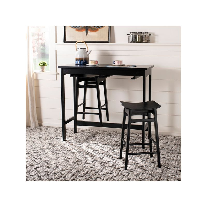 Colbie 3 Piece Pub Set - Black - Safavieh