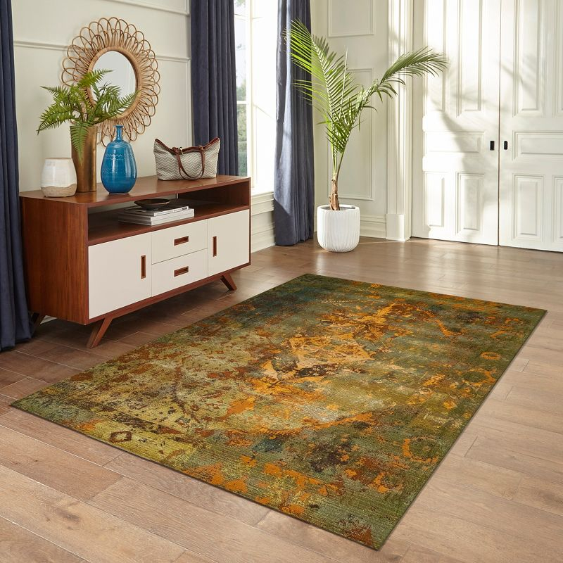 Liora Manne Marina Kermin Indoor/Outdoor Rug Green 7'10" x 9'10"