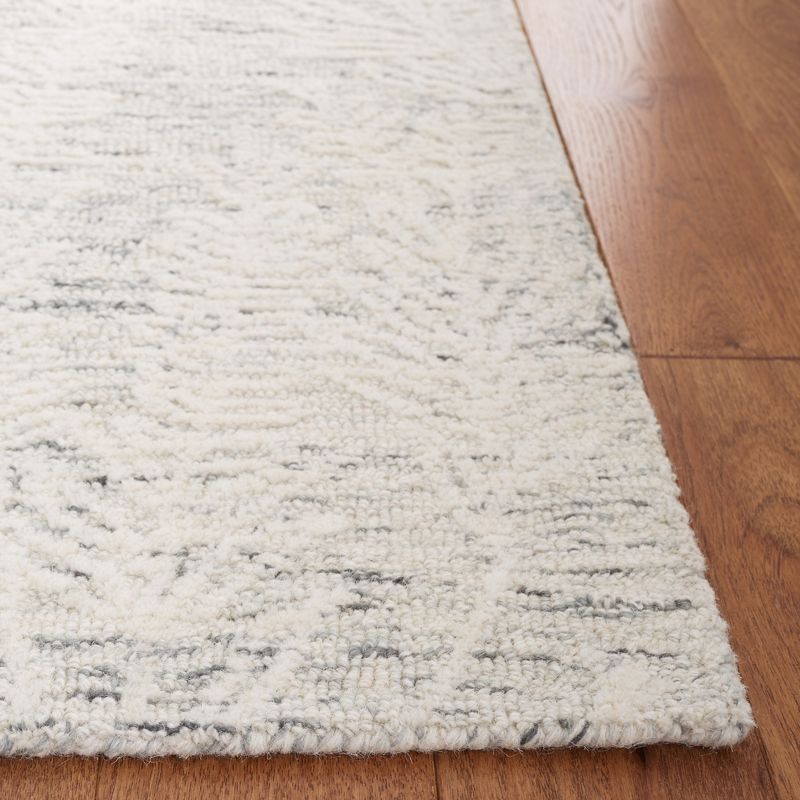 Metro MET877 Hand Tufted Indoor Area Rug - Grey/Ivory - 6'x6' - Safavieh