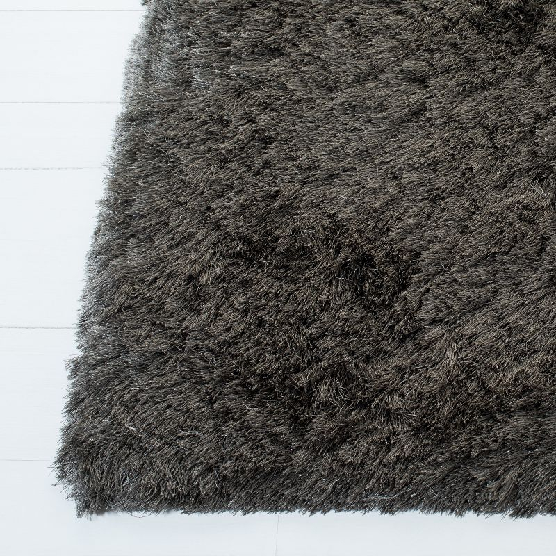 Shag SG511 Hand Tufted Area Rug - Titanium - 5'x5' - Safavieh.