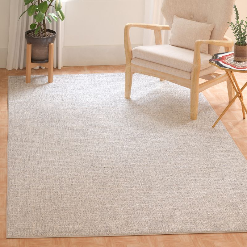 Abstract ABT468 Handmade Indoor Accent Rug - Light Grey/Ivory - 3'x5' - Safavieh