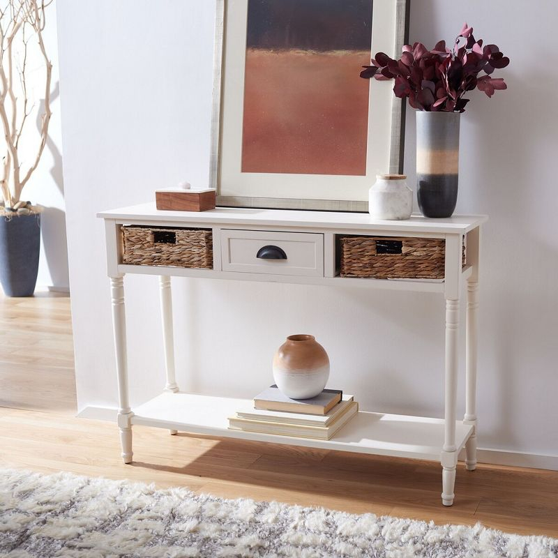 Christa Console - AMH5737B - Off-White - Safavieh Couture