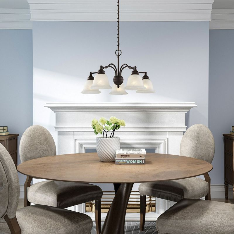 Livex Lighting Essex 5 - Light Chandelier in  Bronze