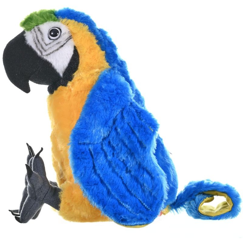 Wild Republic Cuddlekins Blue & Yellow Macaw Stuffed Animal, 12 Inches
