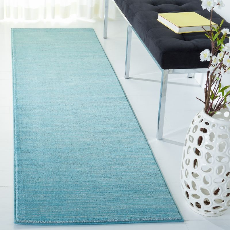 Vision VSN606 Power Loomed Indoor Runner Rug - Aqua - 2'2"x8' - Safavieh