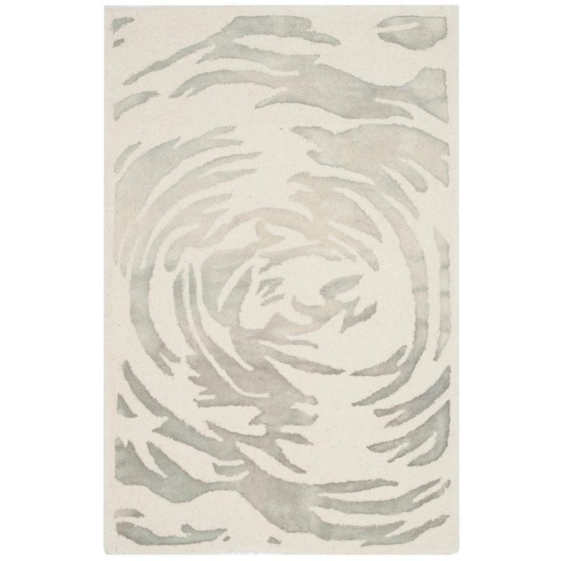 Bella BEL128 Hand Tufted Accent Rug - Ivory/Grey - 2'x3' - Safavieh.