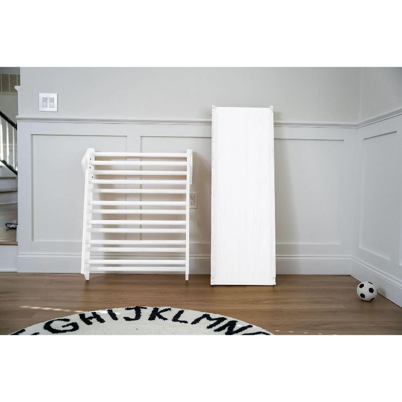 Avenlur Hazel - Pikler Triangle Set with Ladder Slide and Rocker - White