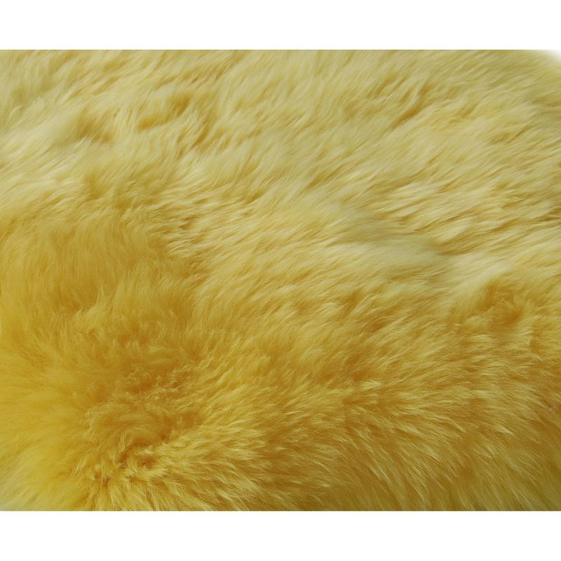 Natural Milan Sheepskin Single Rug | Logan berry | 2'x3'