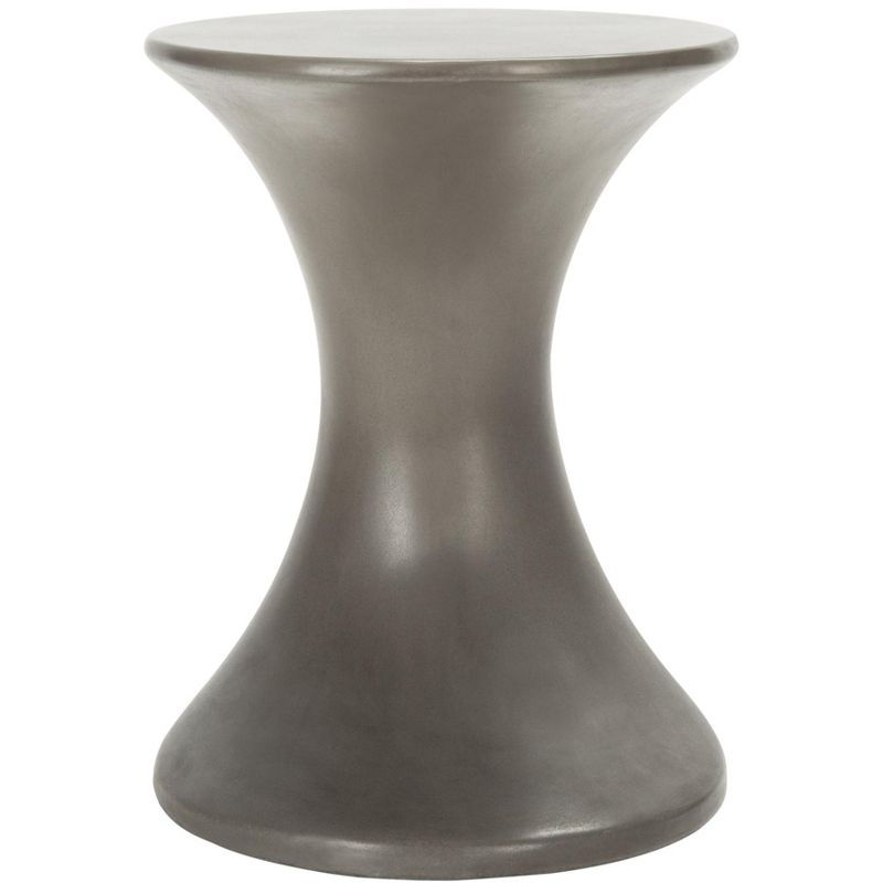 Kavita Concrete Accent Stool - Indoor/Outdoor - VNN1035 - Gray - Safavieh