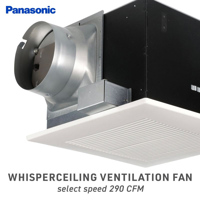 Panasonic WhisperCeiling Bathroom Exhaust Fan, 290 CFM, FV-30VQ3