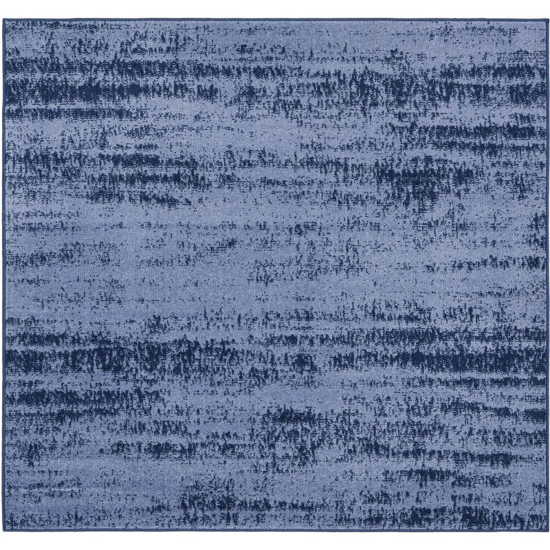 Nourison Essentials 5' x square Denim Modern Indoor/Outdoor Rug