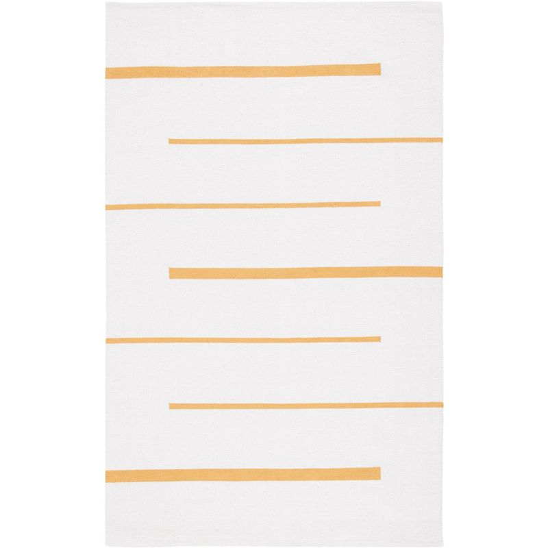 Montauk MTK311 Hand Woven Indoor Area Rug - Ivory/Gold - 5'x8' - Safavieh