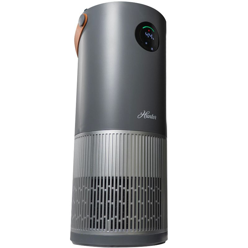 Hunter Fan Company HPH625 Air Purifier Humidifier – 2 in 1 Air Purifier & Humidifier Combo, Grey/ Silver